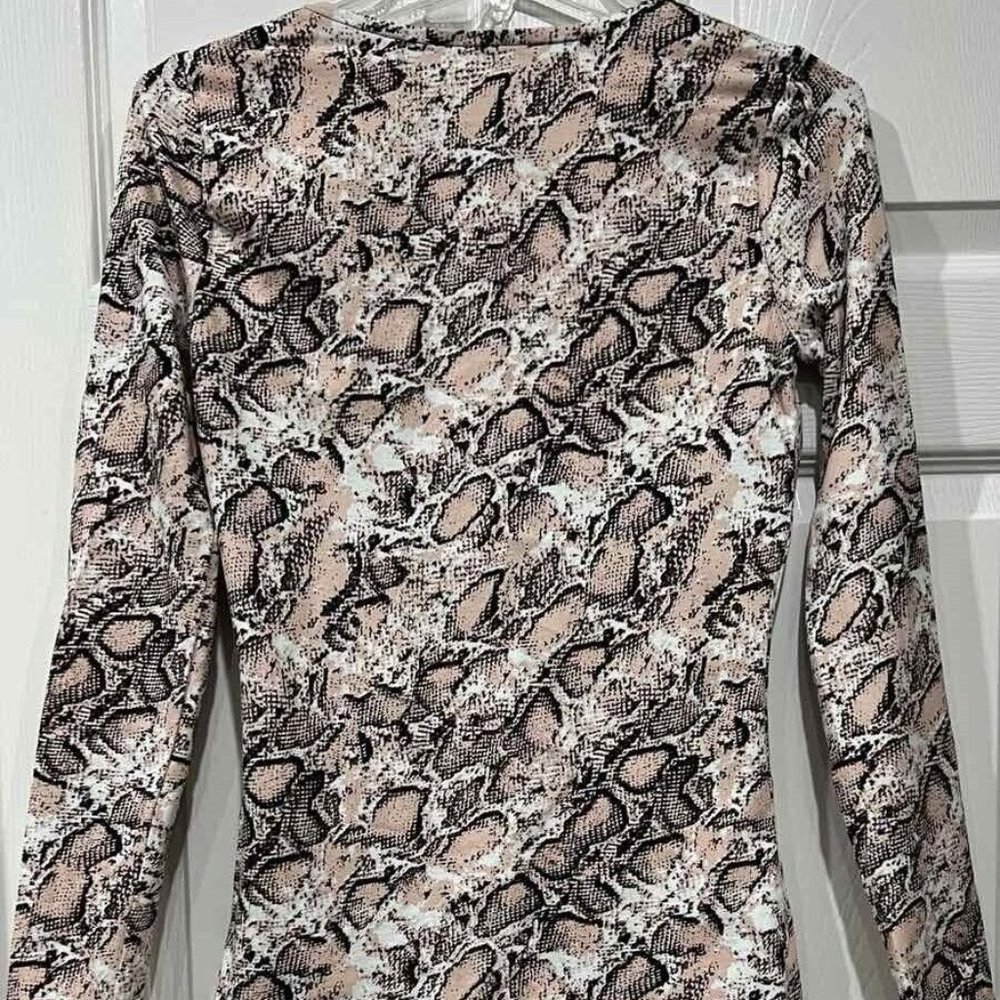 Boston Proper So Sexy Python Square Neck Top Size… - image 5